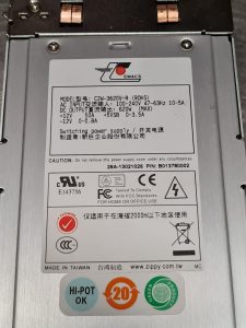 C2W-3620V-R 620w EMACS Power Supply / PSU - Image 3