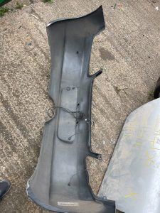 PORSCHE BOXSTER 987 REAR BUMPER  with parking sensors black - Image 3