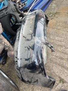 PORSCHE BOXSTER 987 REAR BUMPER  with parking sensors black