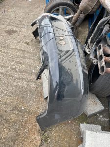 PORSCHE BOXSTER 987 REAR BUMPER  with parking sensors black - Image 4