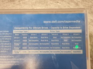 Dell LTO Ultrium 5 Data Cartridge Tape 1.5TB / 3.0 TB - Image 4