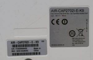 Cisco AIR-CAP27021-E-K9 VO3 Aironet 2700 Series 802.11ac Dual Band Access Point - Image 6