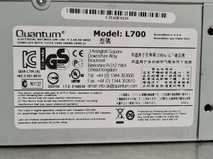 Quantum Superloader3 L700 with LTO5 SAS tape drive 16-Slot Autoloader - Image 7