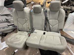 2014  PORSCHE CAYENNE  958 COMPLETE FRONT AND REAR SEATS  SEATS GRAY - Image 3
