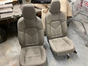 2014  PORSCHE CAYENNE  958 COMPLETE FRONT AND REAR SEATS  SEATS GRAY