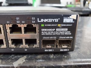 Cisco Linksys SRW248G4P 48 Port POE Ethernet Switch - Image 3