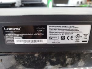 Cisco Linksys SRW248G4P 48 Port POE Ethernet Switch - Image 4