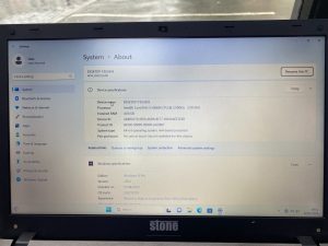 Stone Clevo NT310H Laptop, Intel i3-4100M CPU, Windows 11, 120 SSD, 4 GB Ram. - Image 4